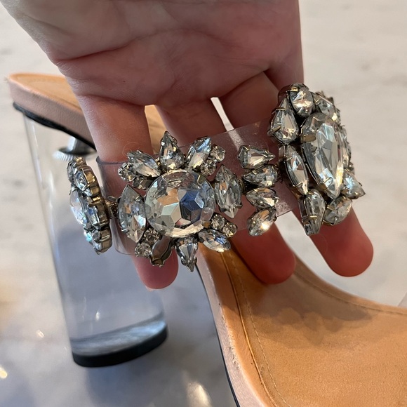 Schutz Blanck Slide Sandals Size 8 - Picture 7 of 10